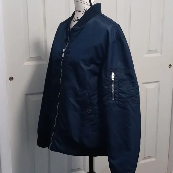 Blue Bomber Jacket - Picture 3 of 11